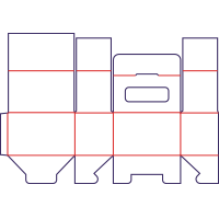 Visitkortsfodral - rozkrój