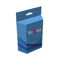 Trapetsformad låda med hängare