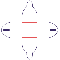 Pralinaskrin - rozkrój