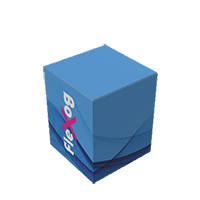 Låda topp 1 klaff, botten med lås