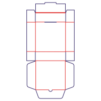 Pizza kartong - rozkrój