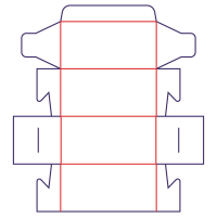 Klämkartong - rozkrój